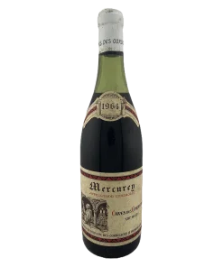 1964 Vin de Bourgogne : MERCUREY – Caves des Cordeliers