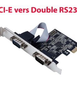 Adaptateur PCI-E vers Double RS232 DB9 PCI I/O