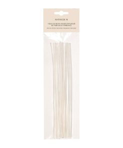 18 tiges rotin blanchies 25cm – Mathilde M